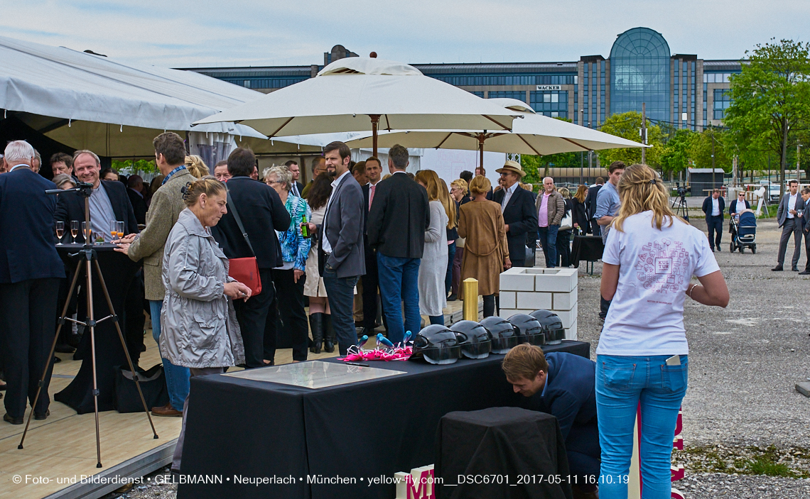 11. Mai 2017 - Grundsteinlegung für die LOGE und dem Kulturquadrat in Neuperlach